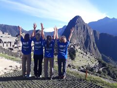 Llegada a Machu Picchu